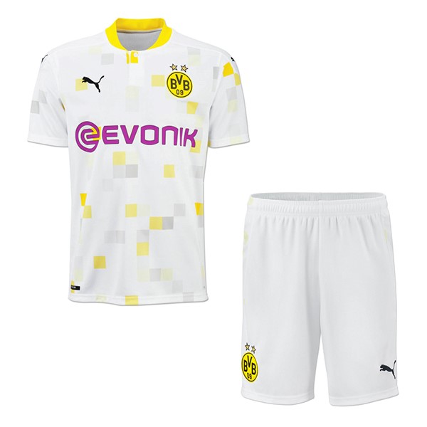 Camiseta Borussia Dortmund 3ª Niños 2020/21 Blanco